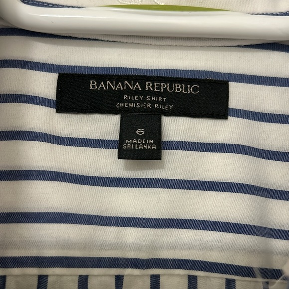 Ladies striped button down - Picture 2 of 4